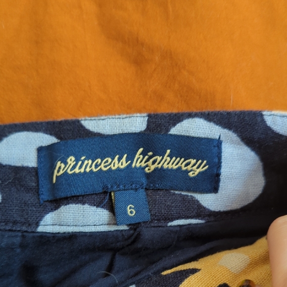 Princess Highway Floral Navy Miniskirt - Picture 6 of 10